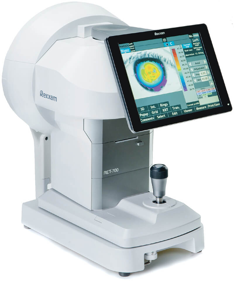 Corneal Topography Machine And System