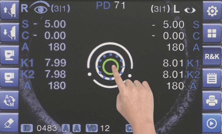 Automatic Eye Tracking And Measurement On Screen